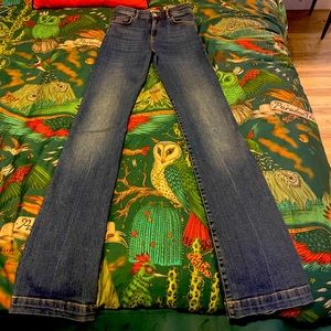 Zara straight leg boot cut jean sz 2